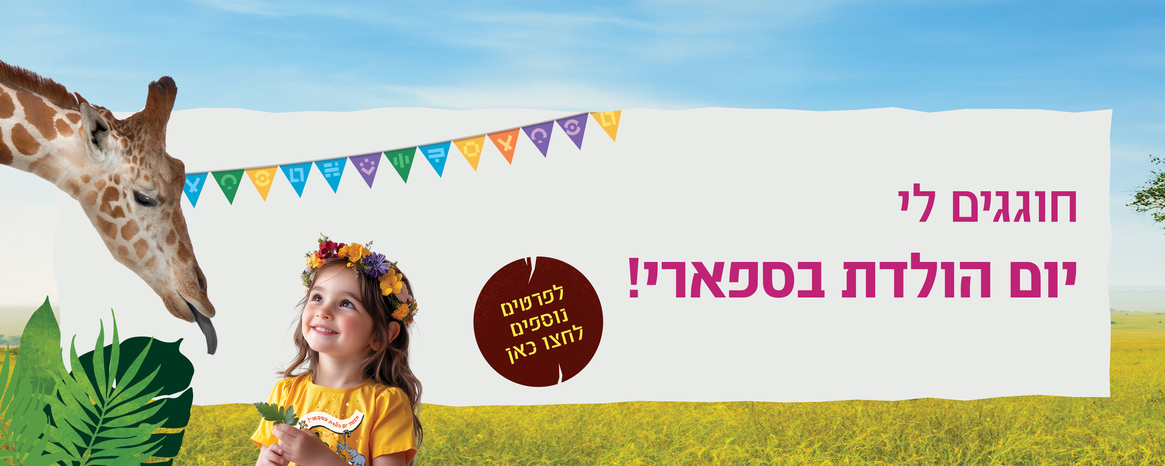 יום הולדת בספארי